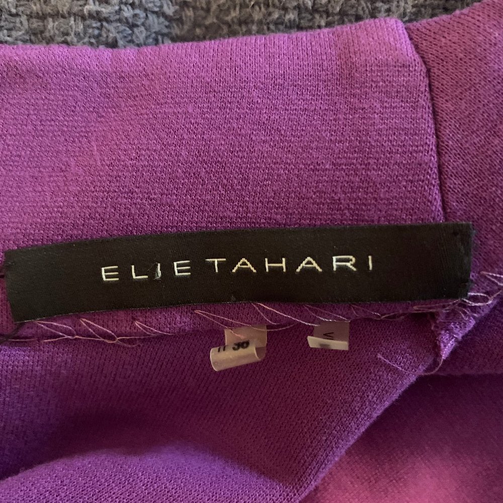 Elie Tahari Purple Sleeveless Dress - Picture 5 of 5